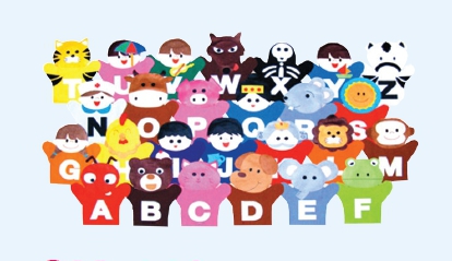 ชุดหุ่นมือ  (A-Z)